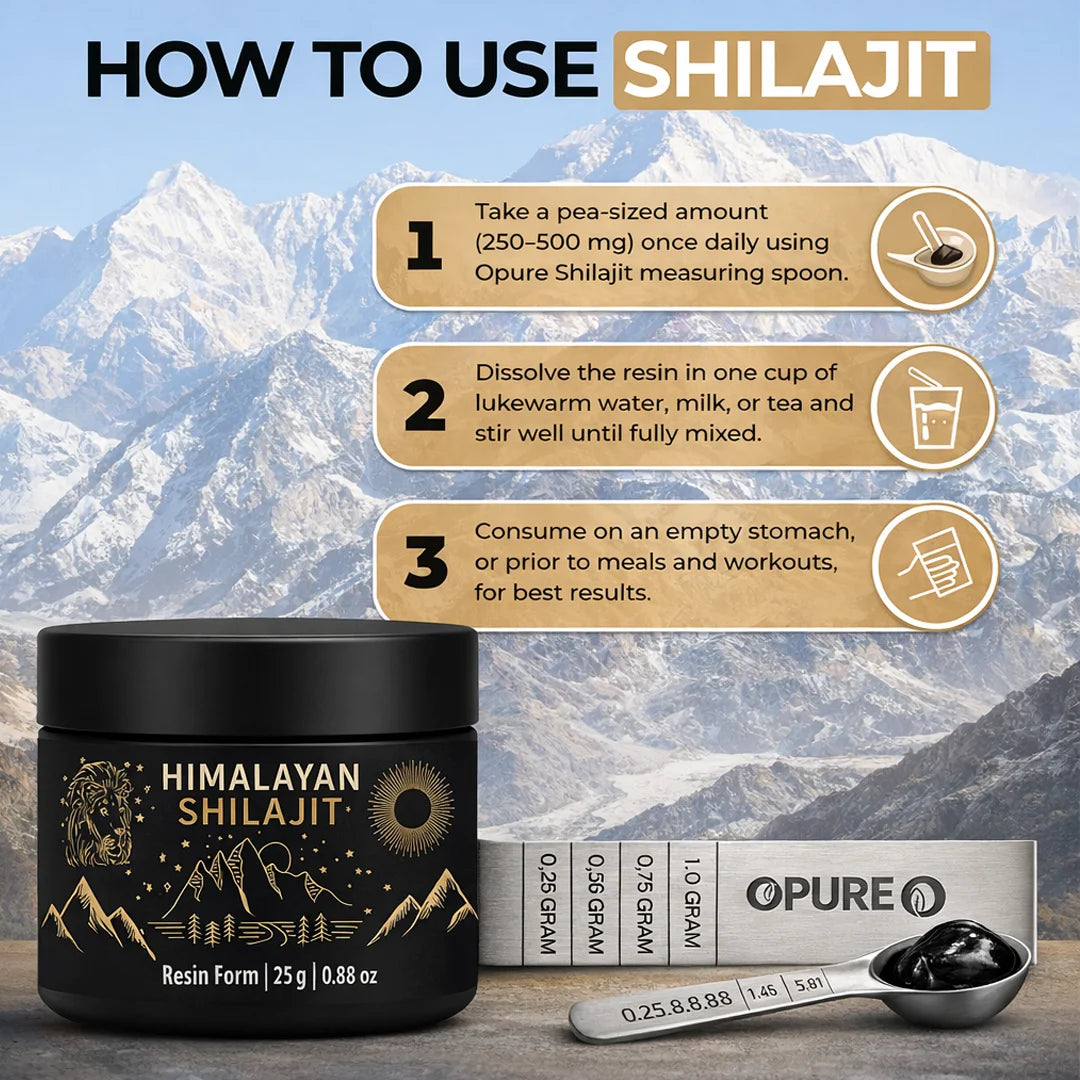 Pure Himalayan Shilajit Resin