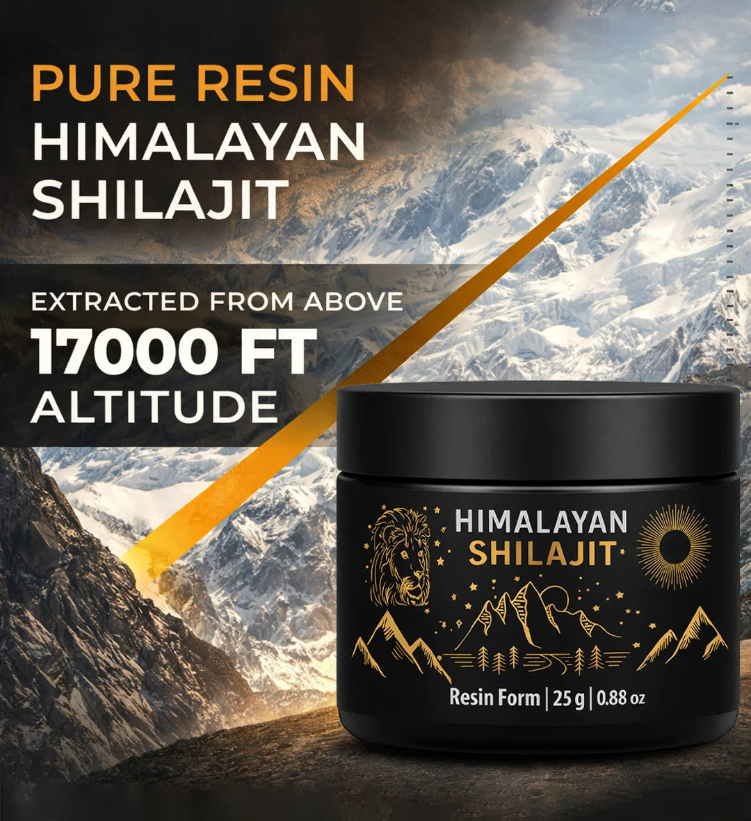 Pure Himalayan Shilajit Resin