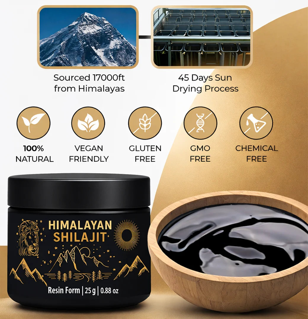 Pure Himalayan Shilajit Resin
