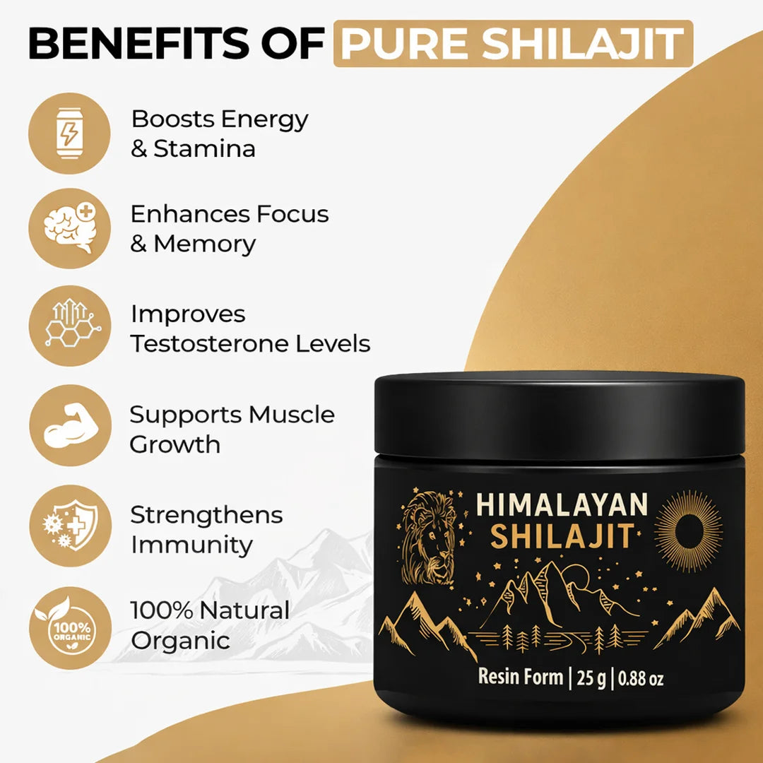 Best Pure Himalayan Shilajit benefits