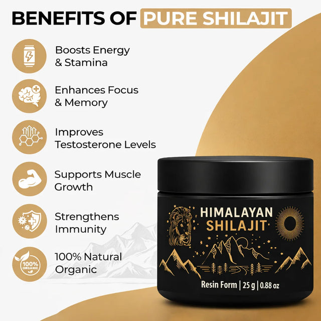 Best Pure Himalayan Shilajit benefits