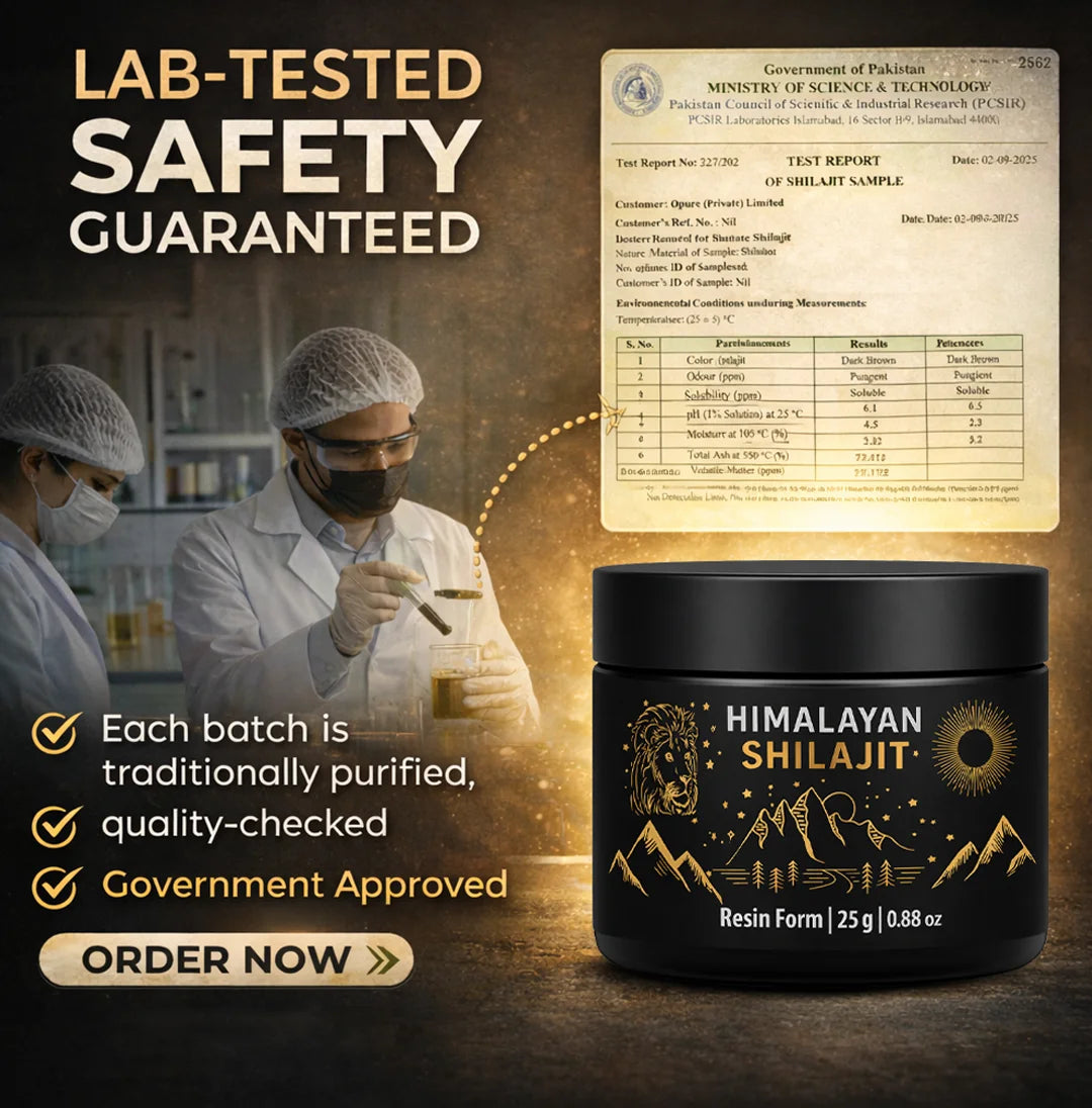 Best Pure Himalayan Shilajit lab tested